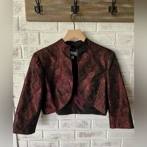 URSULA | Brocade Jacket fully lined, beautiful. Size 10.